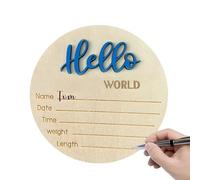 Sign - Wooden Birth Chart, Nursery Sign | Ideal for Announcing the Arrival of , Nursery Decoration, Gift for