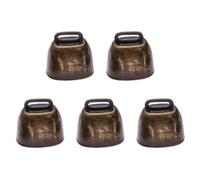 Signal Bell, Anti Lost Ringer, Retro Cow Goat Accessory, High Pitch Sound Vibration Device, Professional Livestock Tracking Supply Tool, Pet Sleigh Size Bronze