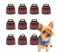 Signal Bell, Anti Lost Ringer, Retro Cow Goat Accessory, High Pitch Sound Vibration Device, Professional Livestock Tracking Supply Tool, Pet Sleigh Size Bronze