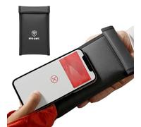 Signal Blocking Phone Bag - Anti-Tracking Anti-Theft Sleeve | with Detachable Wrist Strap Smartphone Pouch | for Privacy Data Protection Travel Outdoor Daily