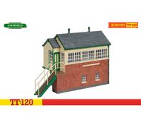 Hornby TT TT9021 Signal Box - Red Brick Collection, Railway - Accessories - Resin Building, for ages +14 Years