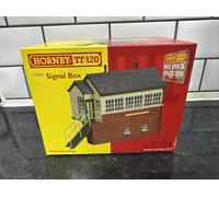 Hornby TT TT9021 Signal Box - Red Brick Collection, Railway - Accessories - Resin Building, for ages +14 Years