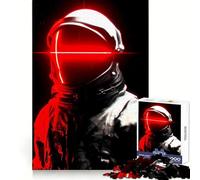 Signal from Nowhere - Astronaut with Red Visor 1000 Piece Jigsaw Puzzle for Teenagers Clear Logic Toy Calm Pastime Perfect Cut Classic Gift 38x26cm