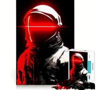 Signal from Nowhere - Astronaut with Red Visor 1000 Pieces Jigsaws Adults Puzzles Gifts Brain Workout Toy Relaxed Mind Art Assembly Memorable Gift 38x52cm