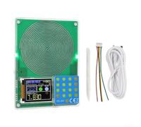 Signal Generator 0.01Hz-200kHz Adjustable Sine Wave, Color Screen Multi Waveform USB Powered for Labs, Green PCB Case