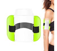 Signal Guard - Adjustable Armband Badge Protector, Ski Lift Ticket Wear-Resistant Outdoor Supplies Performance System, Professional Adults Children, Identity, Industrial Neon Amber