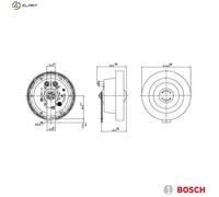 BOSCH 0 320 223 028 Air Horn