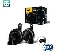Hella Trumpet Horn OE-CONNECT TE26 Set – 12V, 110dB, 400–500Hz, Low/High Tone, 2 pcs
