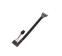 Signal Integrated Cable for Motherboard Chassis Front Panel 20Pin to Power /Off, HDD Light, Power Light.