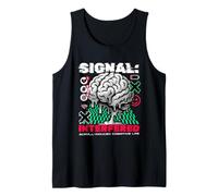 Signal Interfered Cognitive Lag Digital Detox Brain Tank Top