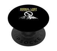Signal Lost I Found Myself - Beautiful Hiking Nature PopSockets Adhesive PopGrip