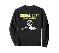 Signal Lost I Found Myself - Beautiful Hiking Nature Sweatshirt