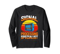 Signal Processing Specialist Retro Engineering Signal Long Sleeve T-Shirt