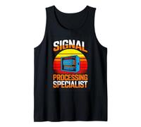 Signal Processing Specialist Retro Engineering Signal Tank Top