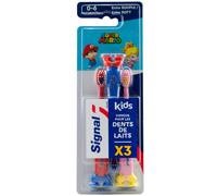 Signal Toothbrush Kids Extra Soft 0-6 Years 1 X 3 Pieces Super Mario Bros