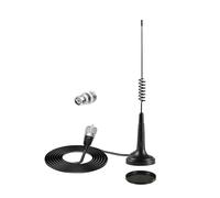 Signalplus Magnetic CB Radio Antenna Kit for Car/ 10m Antenna Compatible with Midland/Uniden/Cobra/President/Maxon Mobile Handheld CB Radio, with 4meter RG58 Cable/ PL259 & BNC Male/Magnet Mount