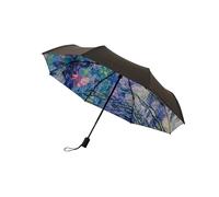 Signare Automatic Reverse Umbrella, Van Gogh Waterlily Design, Double Layer with Art Print Interior (Van Gogh Waterlily, UM-REV-AUTO-WATERLILY)