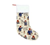 Signare Christmas Stocking Paddington Bear in Beige Signare Beige