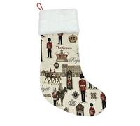 Signare Christmas Stocking - Vintage Tapestry for Fireplace Woven Fabric, Original 19th Century Designs to Delight Children & Adults (Royal Guard)