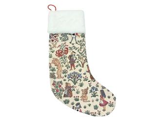 Signare Christmas Stocking - Vintage Tapestry for Fireplace Woven Fabric, Original 19th Century Designs to Delight Children & Adults (Alice in Wonderland)