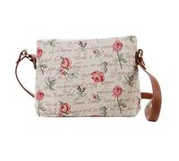 Signare Fashion Women Shoulder Bag Handbag Floral Rose Pink S