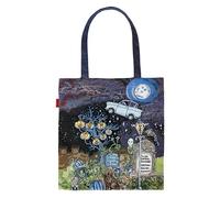 Signare Flat Tote Bag Woven Tapestry Design (FLAT-) (Greyfriars Kirkyard)