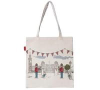 Signare Flat Tote Bag Woven Tapestry Design (FLAT-) (Victorian Peter Rabbit)