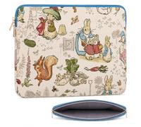 Signare iPad Laptop Sleeve Fits up to 13", iPad Case, B.Potter Peter Rabbit | Tablet Sleeve with Zip Closure, Lined Interior, 34 x 28 x 1 cm, 150 g; Slim iPad Cover for Work, Travel and Everyday Storage