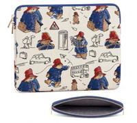 Signare iPad Laptop Sleeve Fits up to 13", iPad Case, Paddington Bear | Tablet Sleeve with Zip Closure, Lined Interior, 34 x 28 x 1 cm, 150 g; Slim iPad Cover for Work, Travel and Everyday Storage
