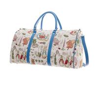 Signare Large Tapestry Travel Bag, Duffle Bag, Beatrix Potter Peter Rabbit | 56 x 29 x 30 cm, 1.2 kg; spacious zip-top holdall with inner zip pocket, 18 cm handle drop and a reinforced studded base.