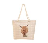 Signare Large Tote Bag for Women with Strong Cotton Handles, Lightweight Beach Bag with Zip Closure & Inner Zip, Picnic Bags