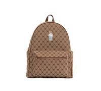 Signare London Women's Women's Large Backpack - B-Loved Beige Monogram Teddy Bear Signare London Beige