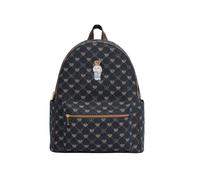 Signare London Women's Women's Large Backpack - B-Loved Blue Denim Monogram Teddy Bear Signare London Blue