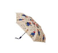 Signare Paddington Bear Automatic Folding Umbrella, Tapestry Print Design, Beige and Blue (Paddington Bear, UM-AUTO-PADD)