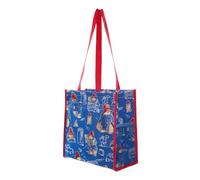 Signare Paddington Bear Blue Tapestry Shopper Foldable Reuseable Tote Bag | One Size 31cm x 30cm x 13.5cm Lightweight | Packable Travel Accessory | Premium Accessories