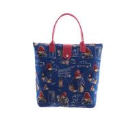 Signare Paddington Bear Foldable Shopping Hand Bag in Blue Signare Blue One Size