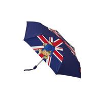 Signare Paddington Bear Union Jack Automatic Folding Umbrella, Navy Blue (Union Jack Paddington, UM-AUTO-UJ-PADD)