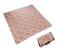 Signare Picnic Blanket Wild Strawberry Pink Floral