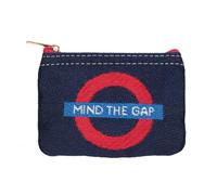 Signare Purses for Women, Tapestry Coin Purse with Zip, Small Purse, Coin Holder for Cards, Notes and Change, TfL Roundel Pop Blue, Patterned Nylon Lining, Lightweight Travel Accessory, 12 x 8 x 1 cm