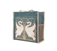 Signare Shopping Tote Bag with Zip, Bottle & Side Pockets Shoulder Bag | Tote Bags for Women, Shoulder Bag; 100% Recyclable Polyester Tapestry, Zip + Velcro, Side & Bottle Pockets, 31 x 30 x 13.5 cm