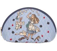 Signare Tapestry Cosmetic Bag Makeup Bag for Women (Alice in Wonderland Nothing but Cards)