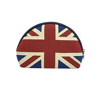 Signare Tapestry Cosmetic Bag Makeup Bag for Women (Union Jack)