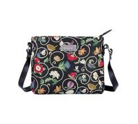 Signare Tapestry Crossbody Bag Small Shoulder Bag for Women with Garden Flower and Creature (Jacobean Dream, XB02-JACOB)
