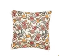 Signare Tapestry Decorative Cushion Cover, Double-Sided Design with Zipper, Cotton Trimming, Sustainable Fabric (CCOV) (Pomegranate and Lemon)