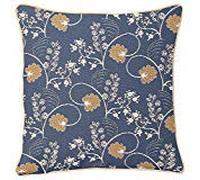 Signare Tapestry Designer Art Cushion Cover 18x18 inch Jane Austen Design (Jane Austen Blue) (CCOV-AUST)