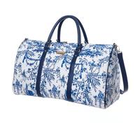 Signare Tapestry Duffel Bag - Large Weekender Overnight Travel Bag for Women with Chinoiserie Design - The British Museum Collection (Chinoiserie - BHOLD-BM-CHINO)