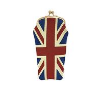 Signare Tapestry Glasses Case for Women Eyeglass Case with Union Jack British Design (Union Jack, GPCH-UJ)
