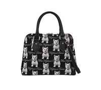 Signare Tapestry Handbags Shoulder Bag and Crossbody Bags for Women with Animal Design (Westie, Conv-WES)