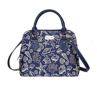 Signare Tapestry Handbags Shoulder bag and Crossbody Bags for Women with Fashion Pattern Designs (Sea Shell, CONV-SHELL)