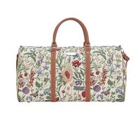 Signare Tapestry Holdall Travel Bag, Duffle Bag, Morning Garden